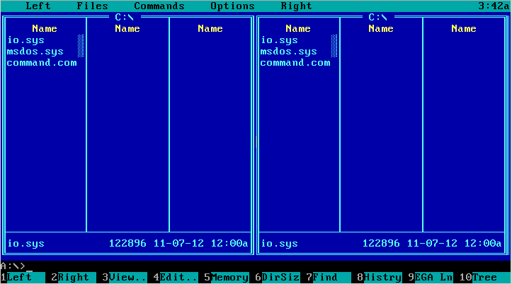 Операционная система ms-dos .