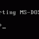 Установка MS-DOS 6.22 c загрузочного CD диска.
