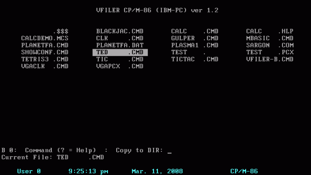 Операционная система MS DOS создана на основе CP/M-86.