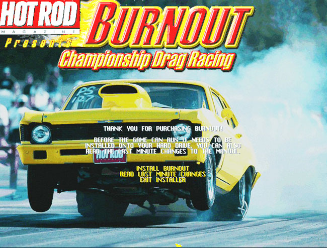 Burnout: Championship Drag Racing 1998 на 3Dfx Voodoo