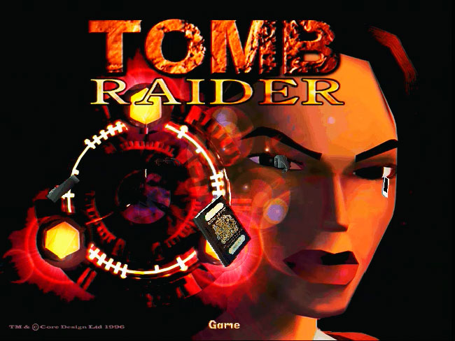 Tomb Raider 1996 года на 3Dfx VooDoo Banshee.